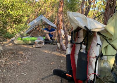 PCT Hiker Rest