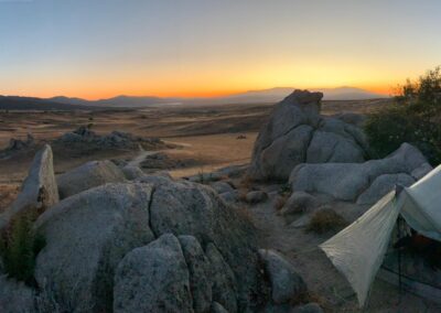 Wild camping on PCT