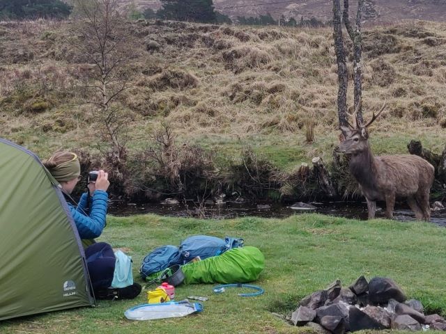 west highland way camping